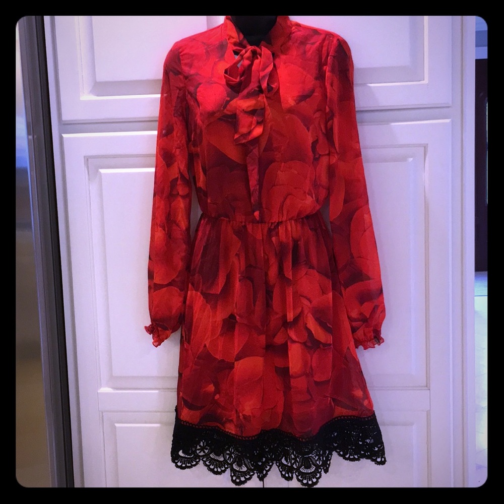 NEW YORK & COMPANY Valentines theme dress!!